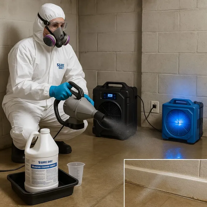 Sanitization and Odor Removal process in Brookline, NH