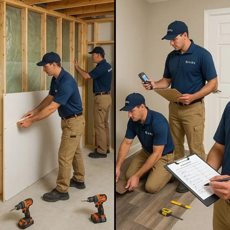 Repairs and Reconstruction process in Brookline, NH